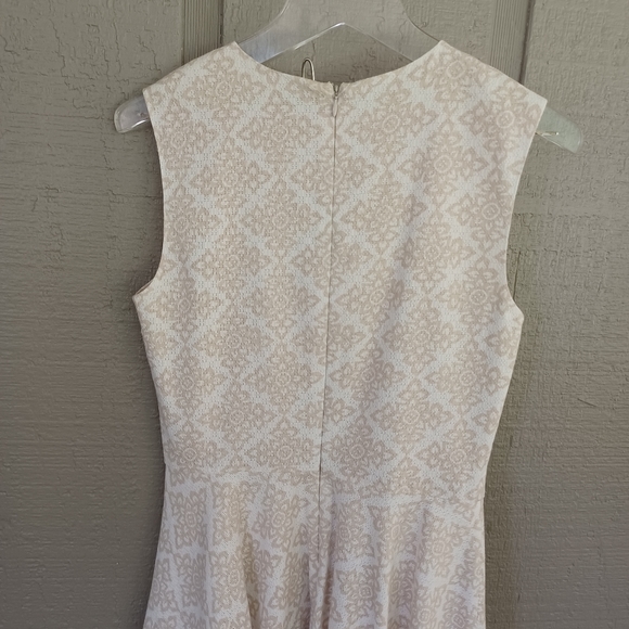 Diane Von Furstenberg Jeannie Henna Mini Dress SZ 6 Fit&Flare Sleeveless Cotton - Picture 6 of 15